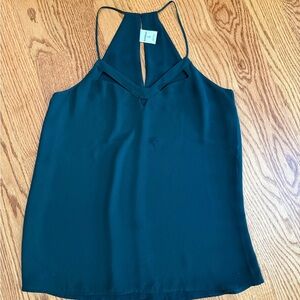 Express Green Backless Tank Top